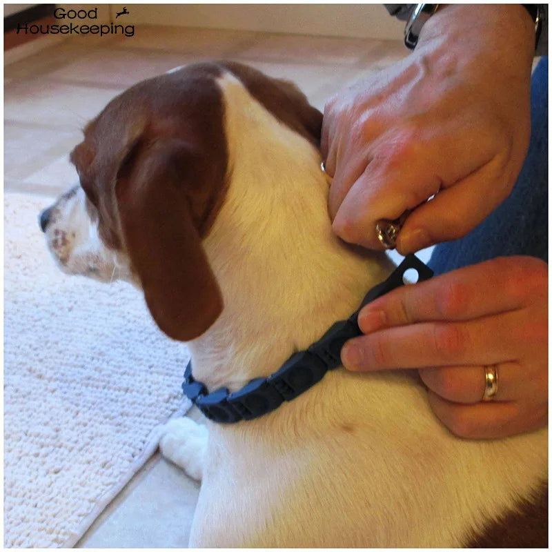 Dog Collar Welded Link Chain Pet Non-slip Pinch Adjustable Large Size Training Accessories Collars For Big Dogs