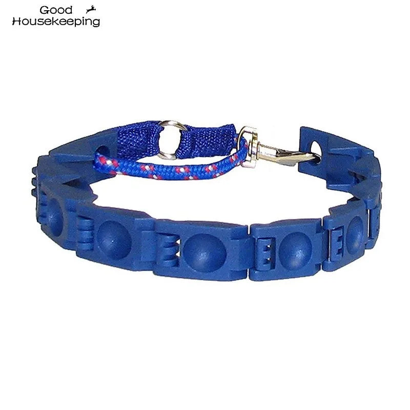 Dog Collar Welded Link Chain Pet Non-slip Pinch Adjustable Large Size Training Accessories Collars For Big Dogs