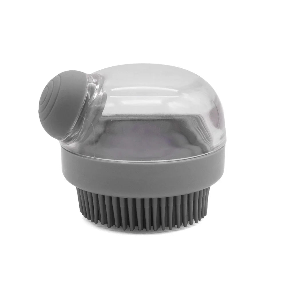 Pet Grooming Brush for Dogs & Cats, Pet Bath Massage Brush, Dog Bath Scrubber, Soft Bristle Grooming Tool,