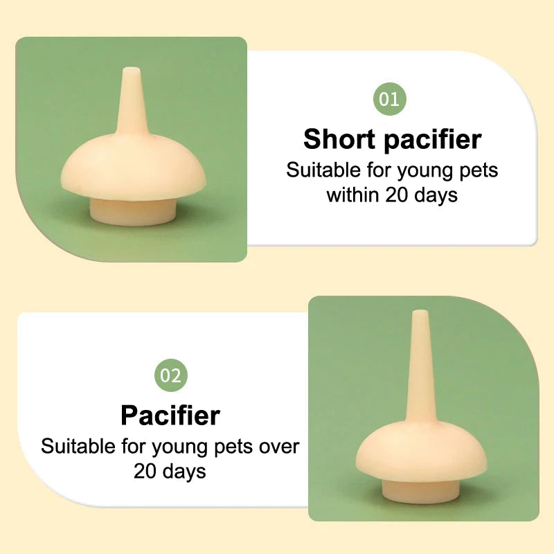 Pet Feeding Nipple Mini Cat Silicone Feeding Feeder For Newborn Small Animals Pet Feeding Can Squeeze Liquid Milk Bottle