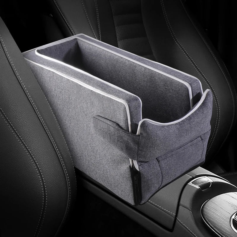 Car Center Console Pet Bed Mat   Fiber Pet Safety Seat  Essential for Cat & Do Travel  Small pet car carrierNon-slip pet car s