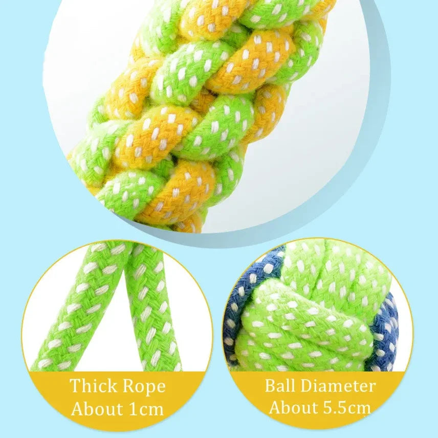 Pet Dog Toys for Large Small Dogs Toy Interactive Cotton Rope Mini Dog Toys Ball for Dogs Accessories Toothbrush Chew Puppy Toy
