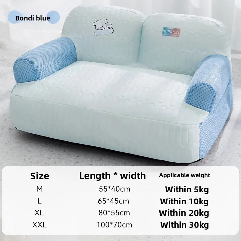 Pet bed, dog sofa, latex dog mat, removable and washable dog bed, cat bed, small dog bed, sleeping cat bed