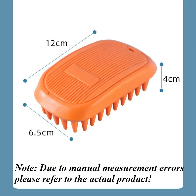 Pet Bath Brush Rubber Comb Hair Removal Brush Pet Dog Cat Grooming Cleaning Glove Massage Pet Hair Care Tool