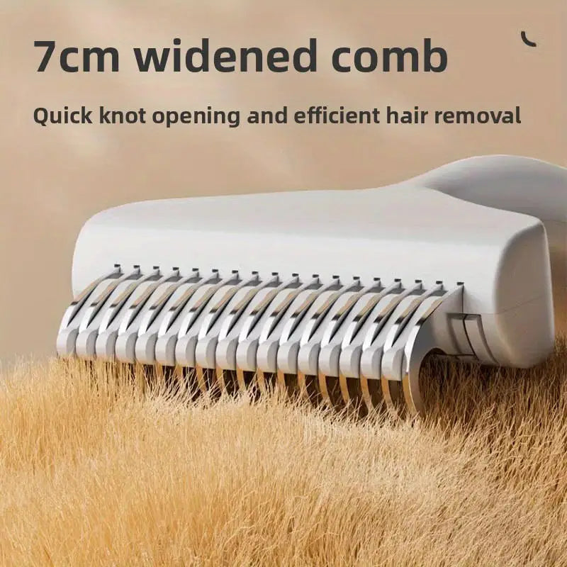 Pet Grooming Brush Hair Removal Tool Dogs Portable Self Cleaning Comb Pet Products Professional Pet Deshedding Fur Knot Cutte