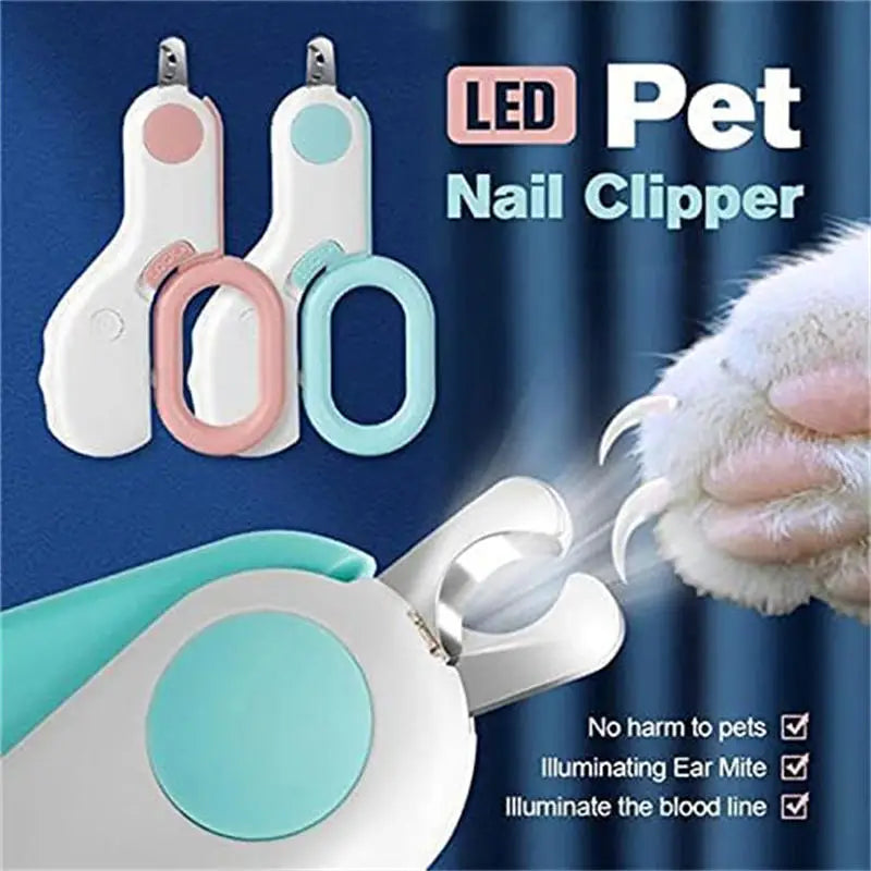 Pet Cat Dog Nail Clipper Cutter Hole with Nail File To Avoid Excessive Cutting Professional Grooming Tool