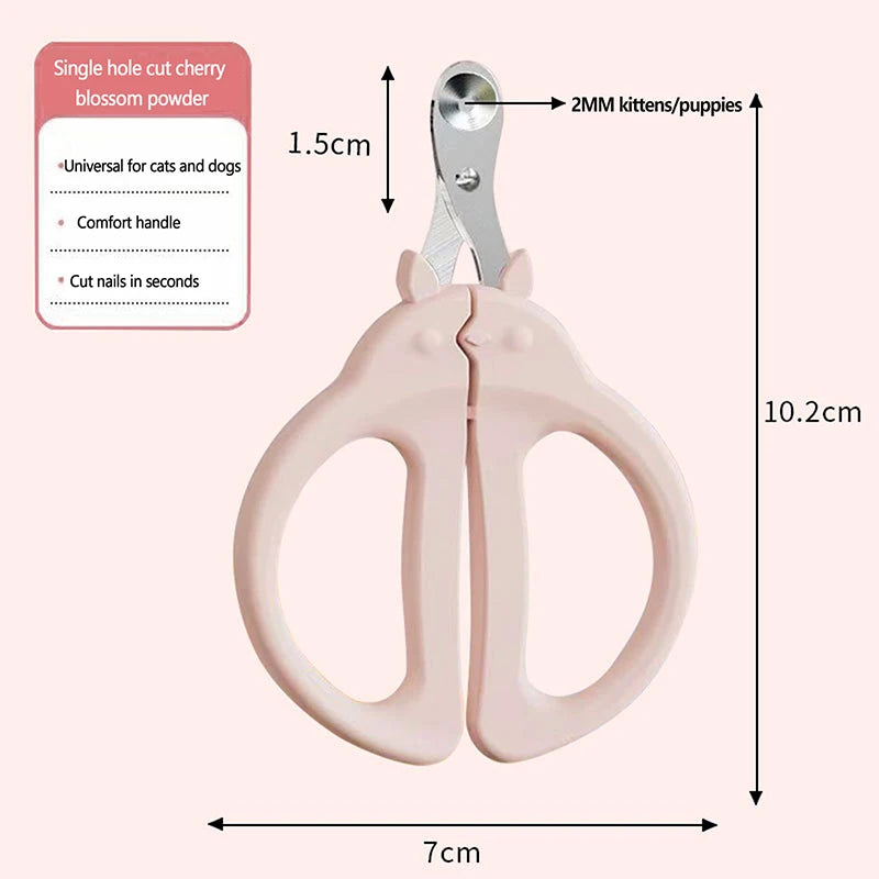 Cute Shape Pet Cat Dog Nail Clipper Cutter Grooming Scissor Clipper Claw Nail Supplies Professionals Pet Nail Trimmer