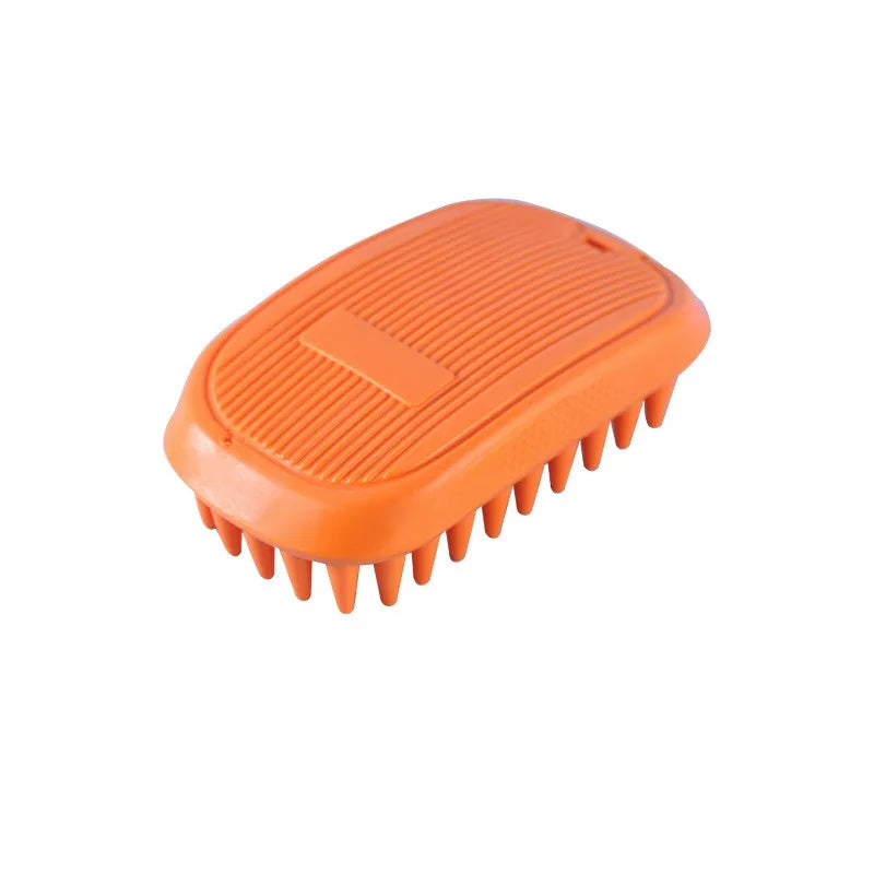 Pet Bath Brush Rubber Comb Hair Removal Brush Pet Dog Cat Grooming Cleaning Glove Massage Pet Hair Care Tool