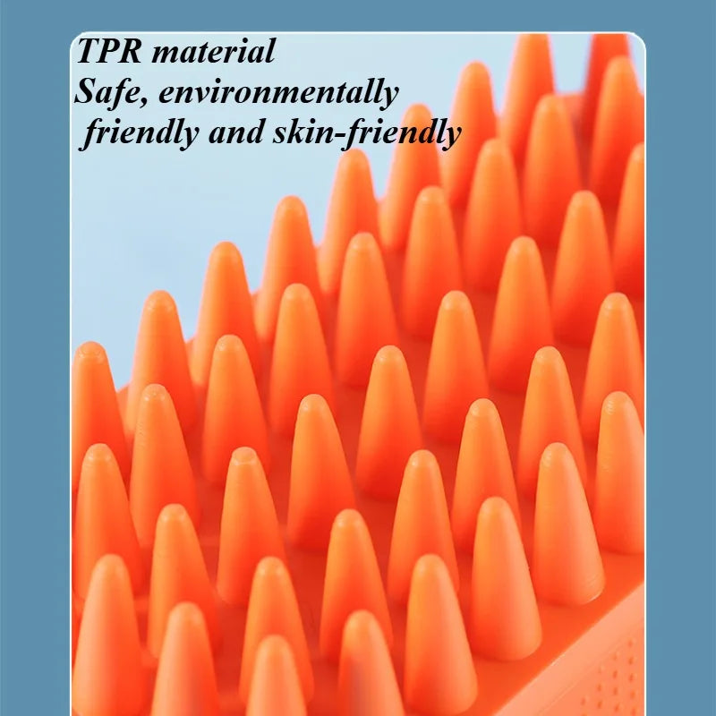 Pet Bath Brush Rubber Comb Hair Removal Brush Pet Dog Cat Grooming Cleaning Glove Massage Pet Hair Care Tool
