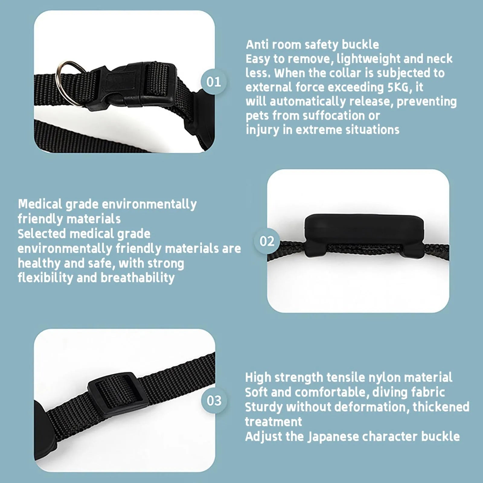 Pet Positioning Collar Cat And Puppy Tracking Movement Alert Collars Anti Lost Tracker For Cats Puppies Remote Global Locator